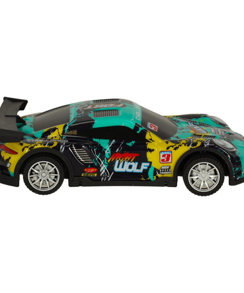 Sportlik disainiga mänguauto