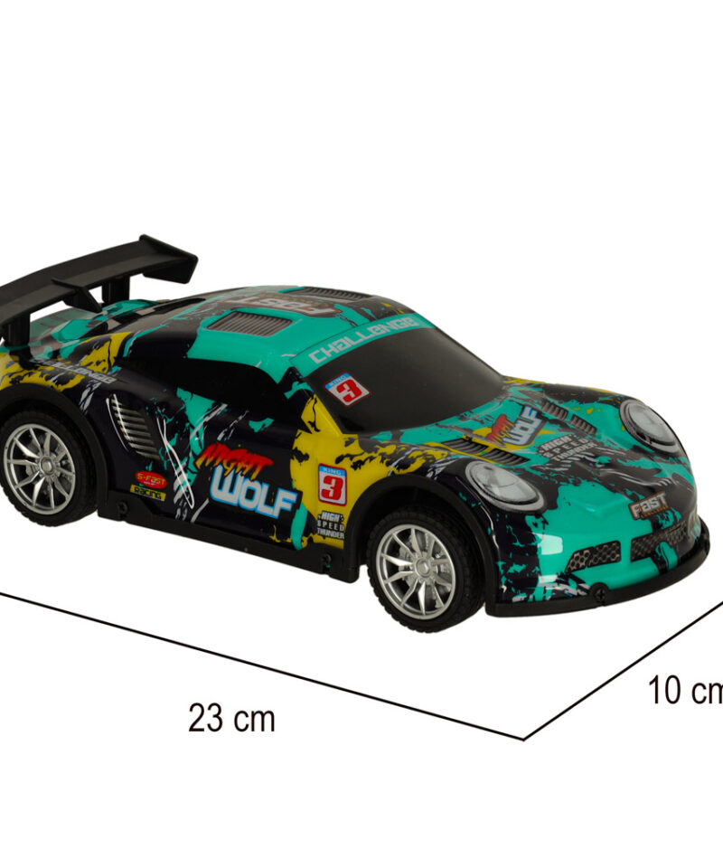 Valgusefektidega sportauto