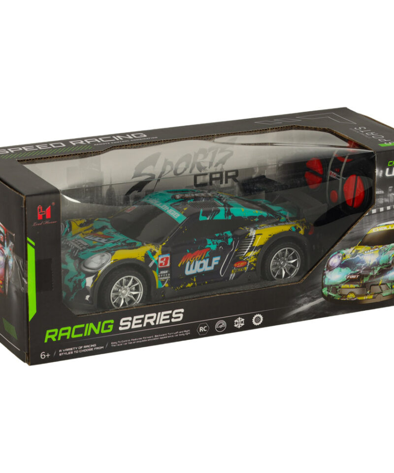 Valgusefektidega sportauto