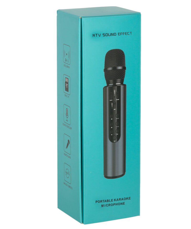 Kuldne karaoke mikrofon lastele