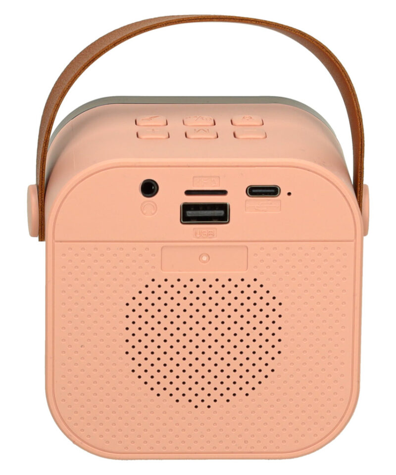 Roosa karaoke komplekt RGB valgustusega