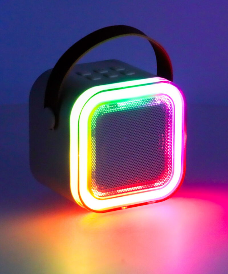Roosa karaoke komplekt RGB valgustusega