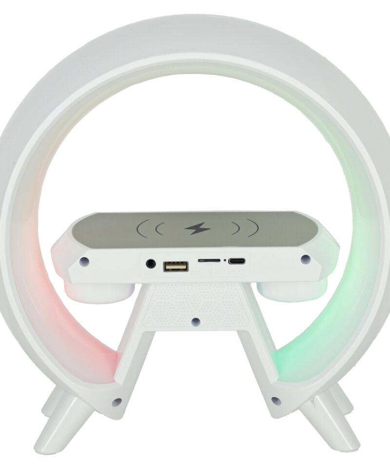 Stiilne öölamp integreeritud kellaga