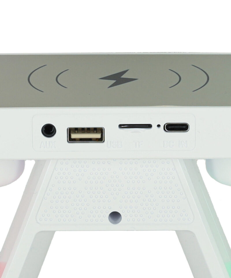 Stiilne öölamp integreeritud kellaga