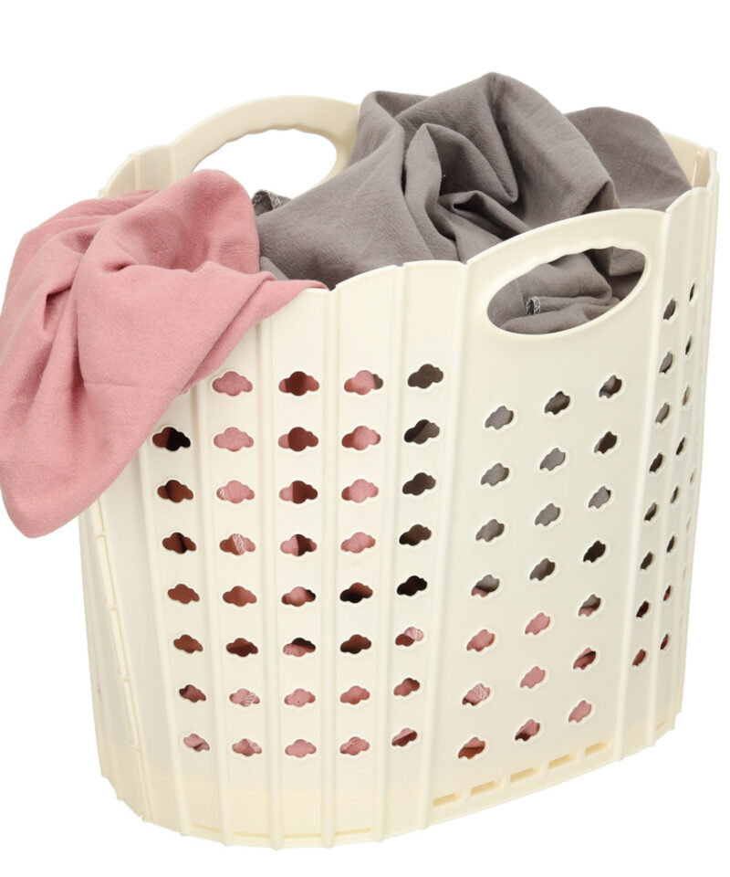 Ruumisäästlik kokkupandav pesukorv