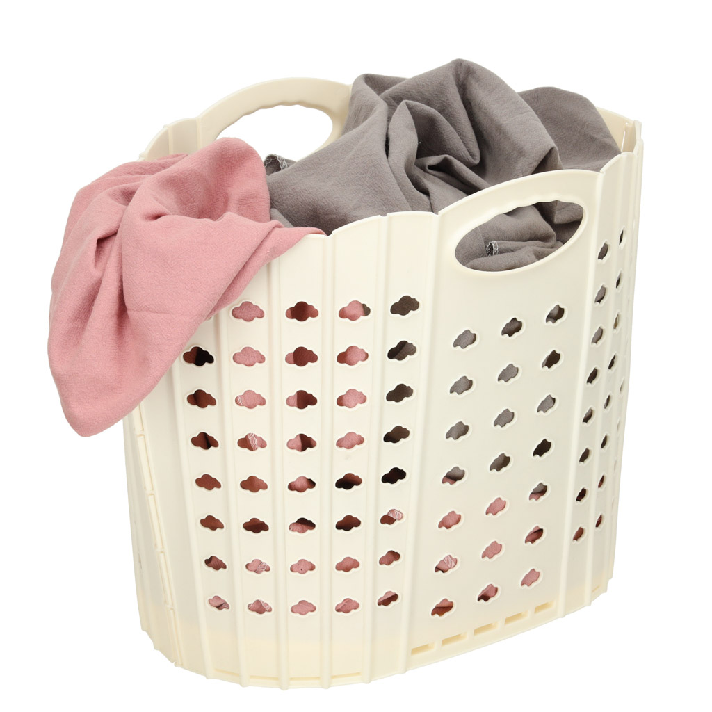 Ruumisäästlik kokkupandav pesukorv