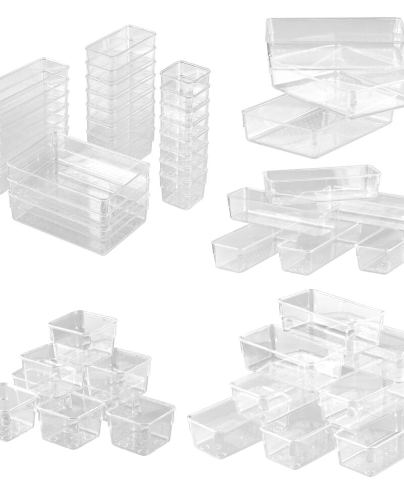 Mitmekülgsed akrüülist sahtliorganisaatorid sahtlis