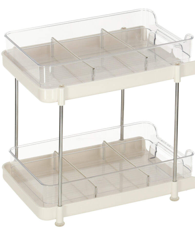 Stiilne akrüülist korraldaja vannituppa