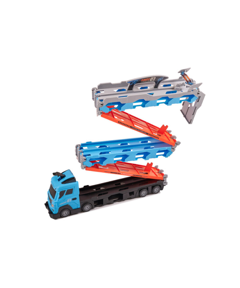 Autohaagis ja võidusõidurada mänguasi