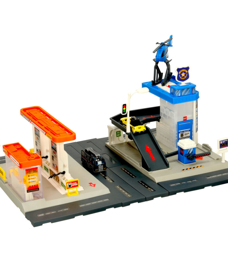 Mängukomplekt politseiparklaga