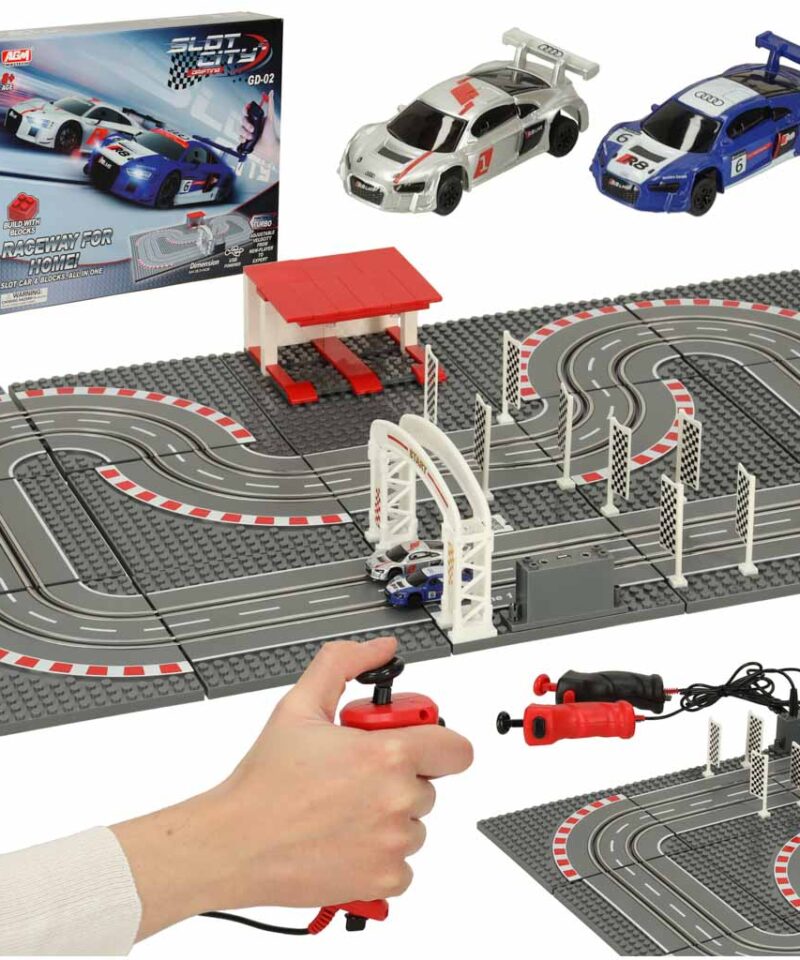 Elektriline võidusõiduraja komplekt lastele