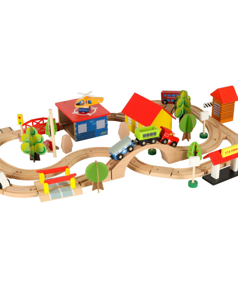 Lõbus mängukogemus rongikomplektiga