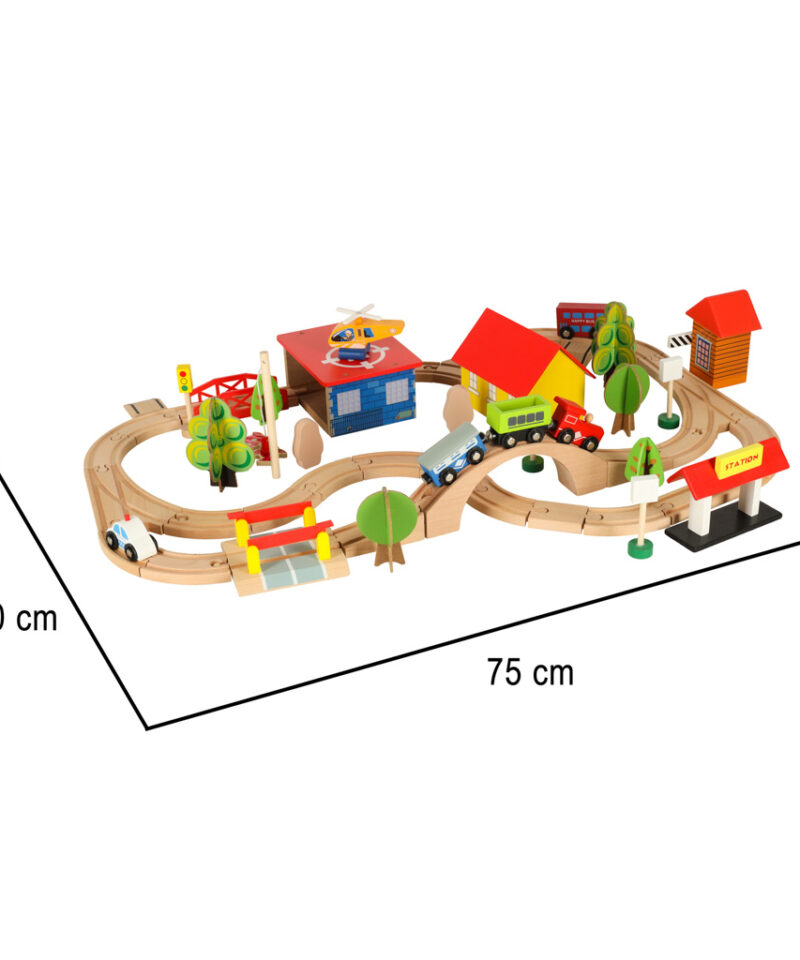 Lõbus mängukogemus rongikomplektiga