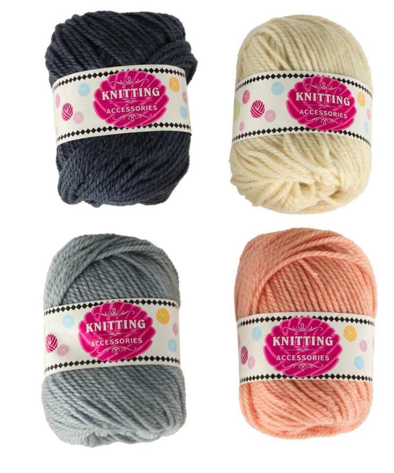 Lõngakomplekt mitmevärvilisteks projektideks