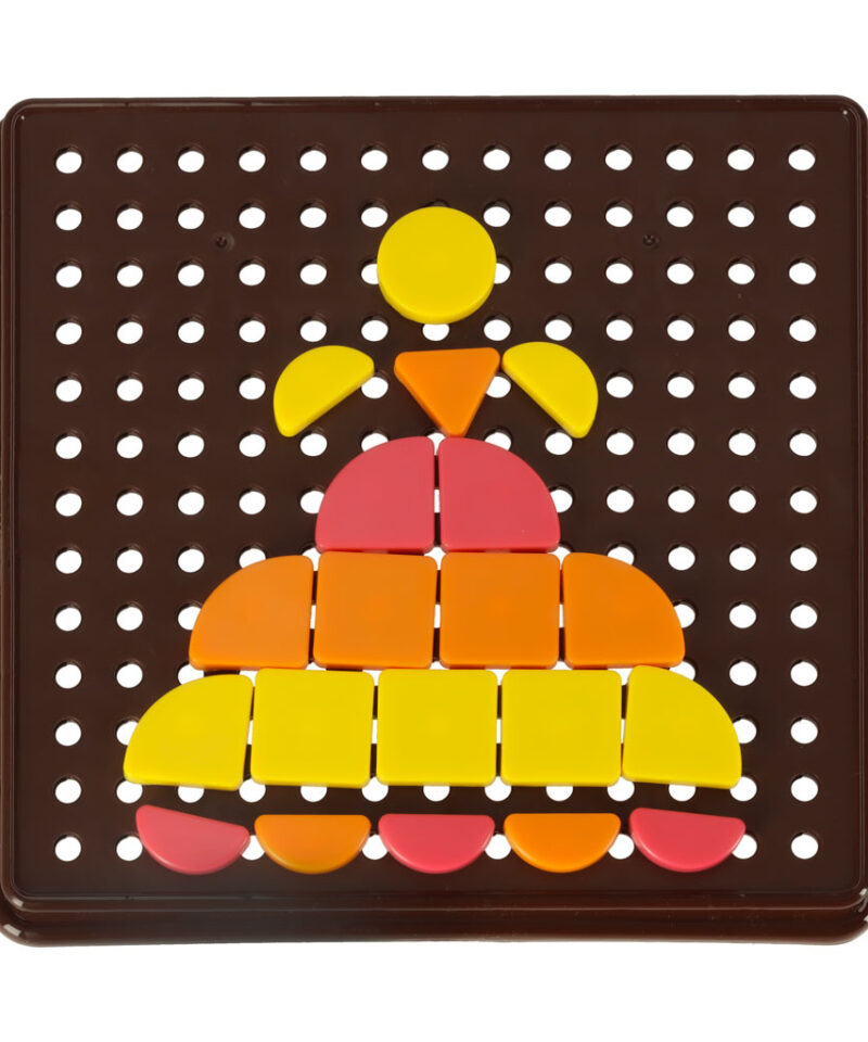 Värvilised mosaiikklotsid lastele