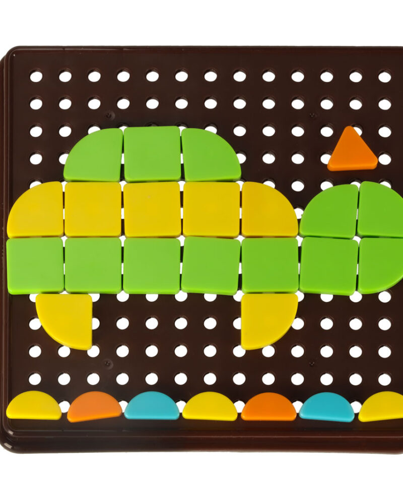 Lastele mõeldud mosaiikmäng hoiukotiga