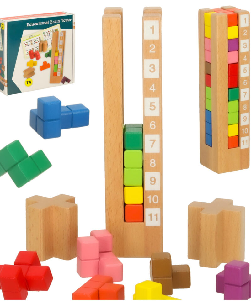 Värvilised puidust klotsid lapsele