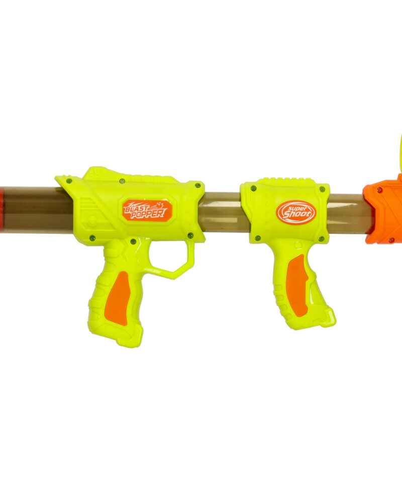 Roheline mängupüss lastele lähivaates