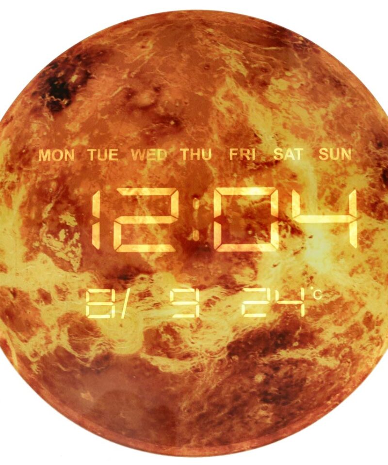 Seinakell LED-ekraaniga ja Marsi motiiviga