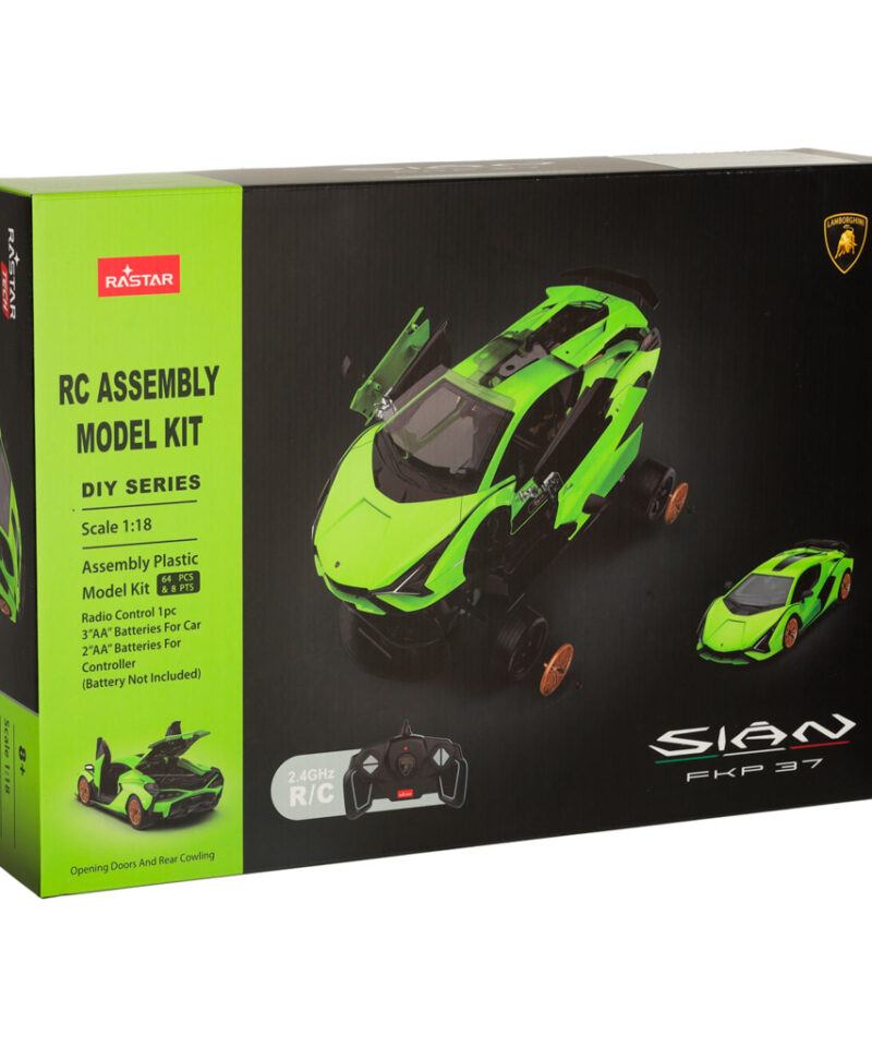 Kokkupandav auto detailne mudel