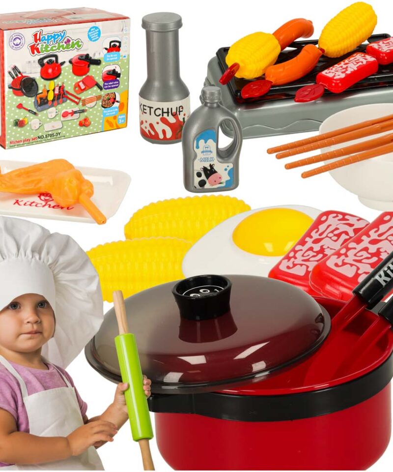 Laste köögitarvikute mängukomplekt rõõmuks