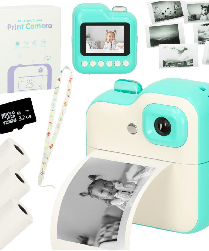 Roheline hetkede jäädvustamise kaamera lastele