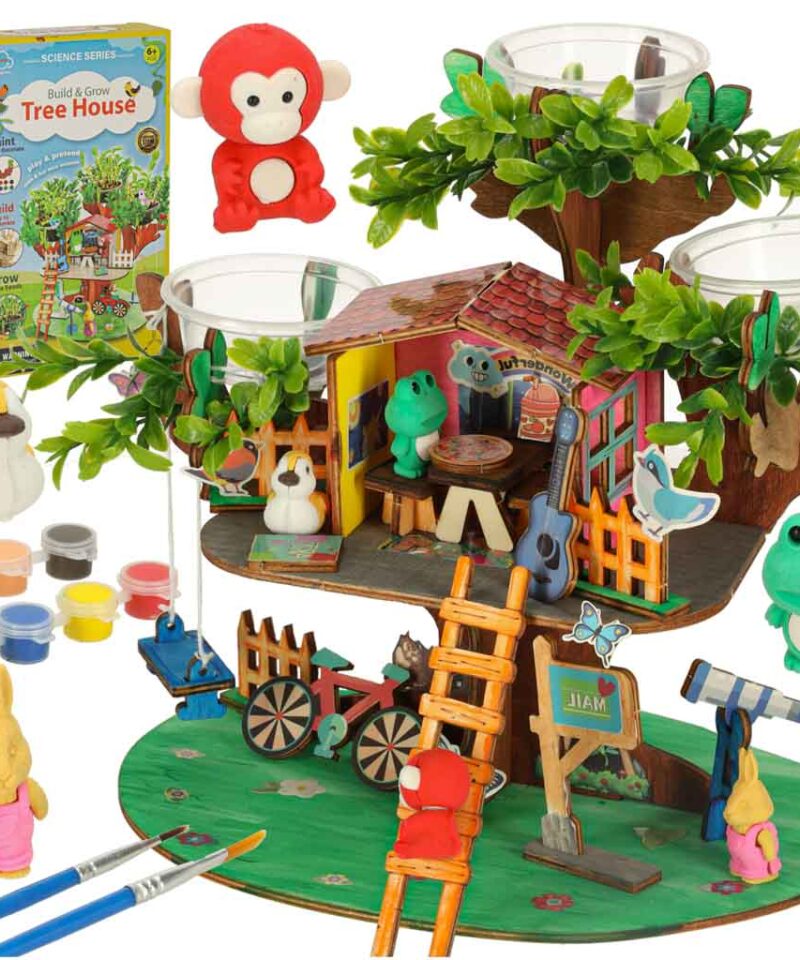 Loominguline puumaja ehituskomplekt