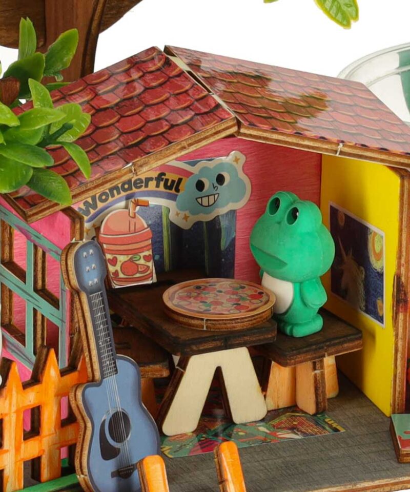 Lastele sobiv puumaja projekt