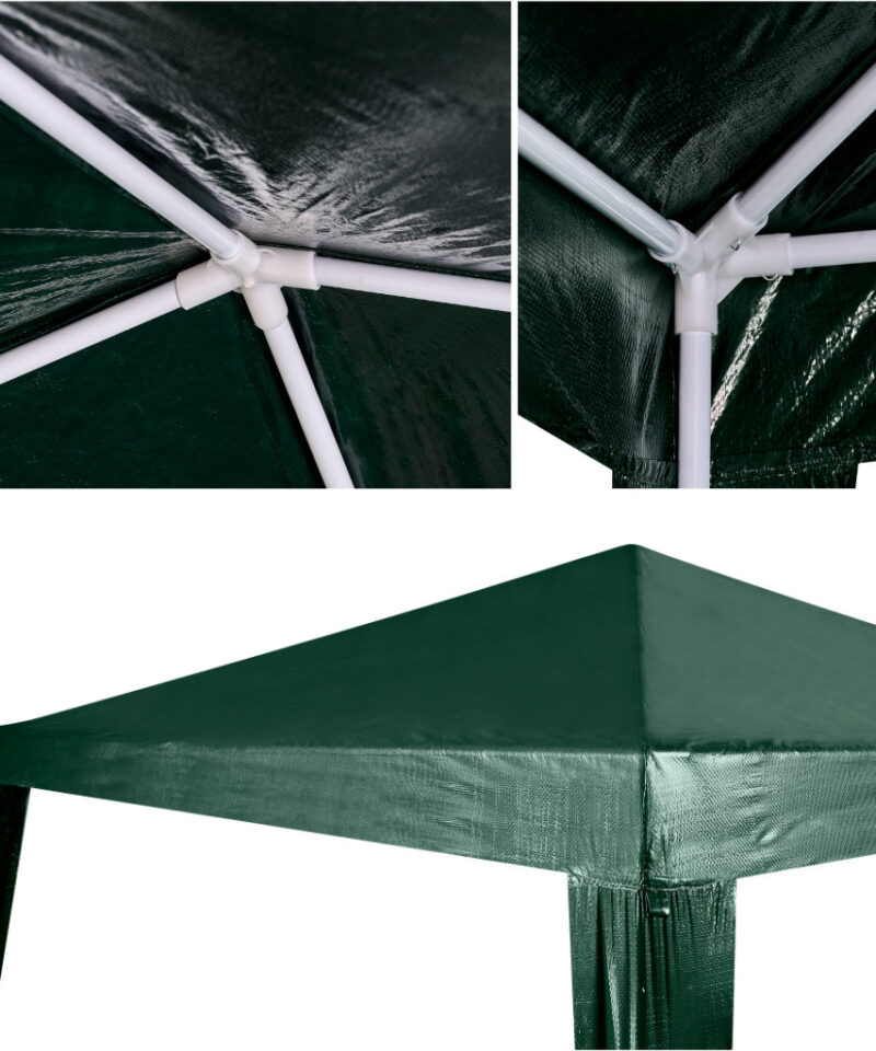 Paviljon kaitseb päikese ja vihma eest