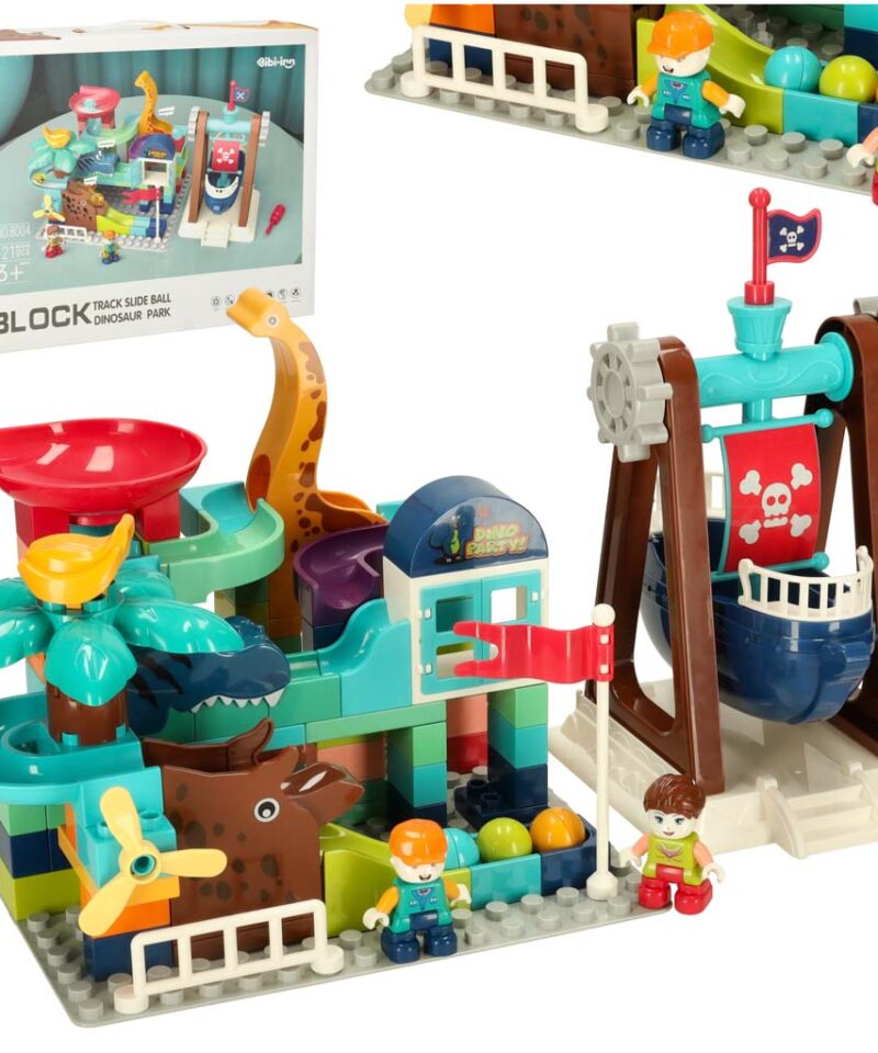 Laste ehitusklotside mängukomplekt koos kuulidega