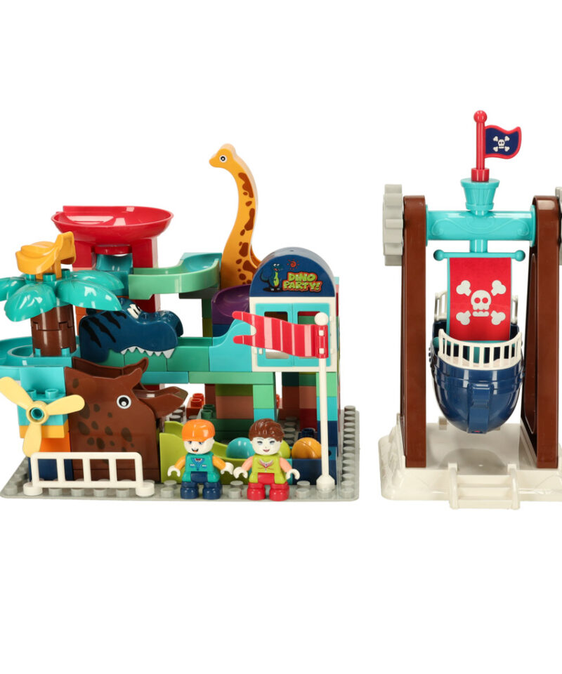 Värvilised kuulid ja klotsid mänguks