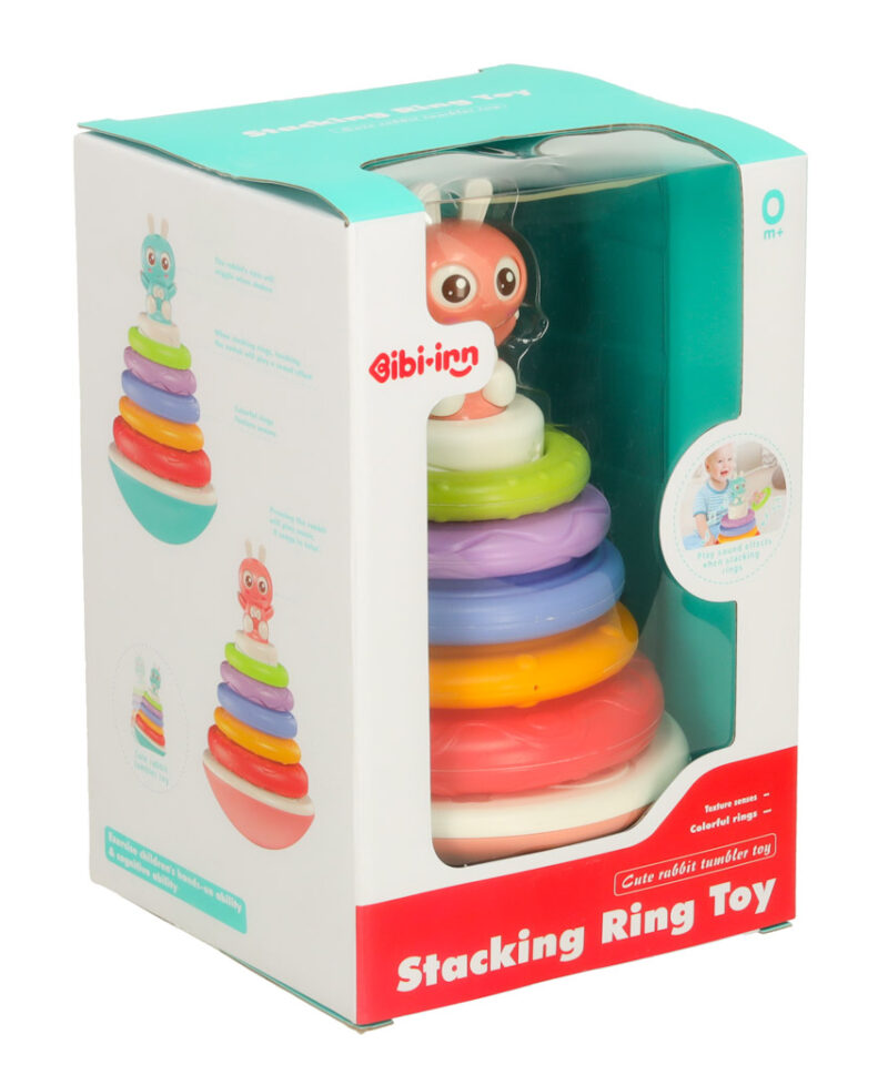 Vikerkaarevärviline mänguasi beebile