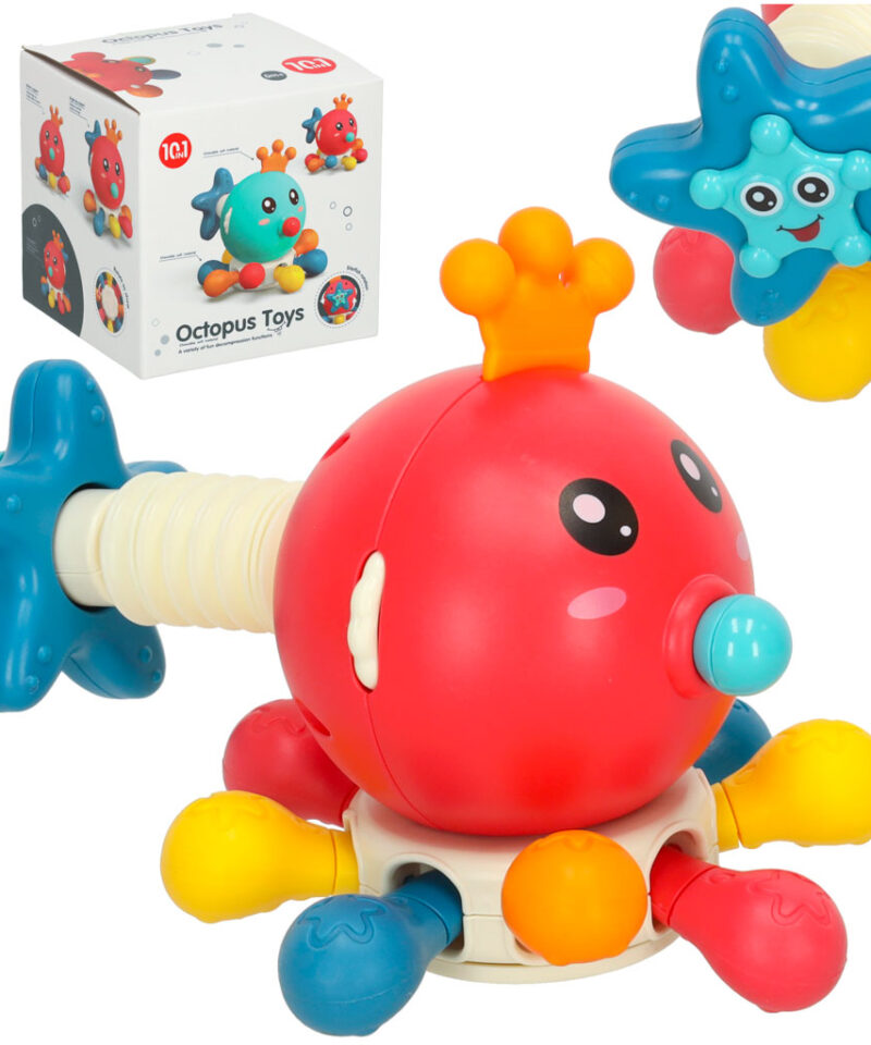 Punane sensoorne närimislelukas lastele