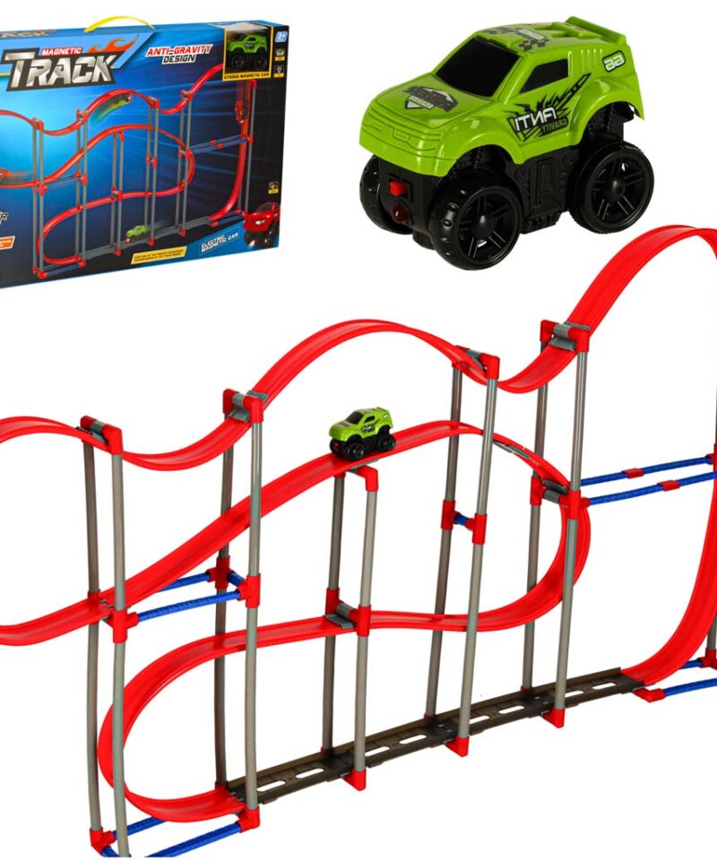 Antigravitatsiooniga auto rallirada mängukomplekt