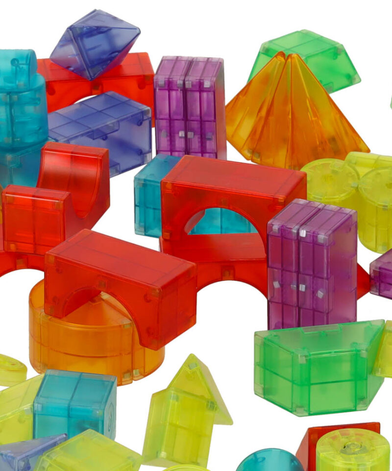 Magnetilised klotsid valgusefektidega mängimiseks