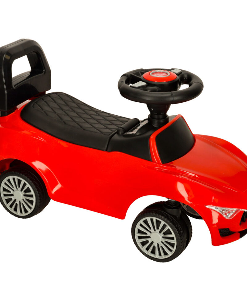 Punane laste sõiduk helide ja tuledega