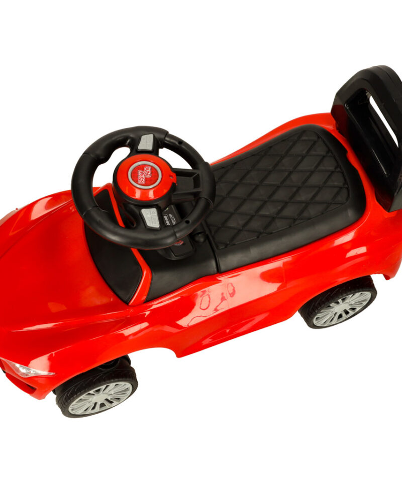 Stiilne punane mänguauto