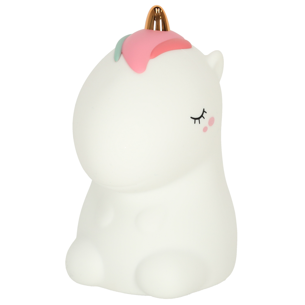 Kolme valgusrežiimiga ükssarviklamp