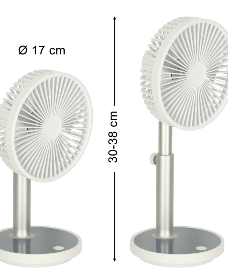 USB-C laadimisega lauaventilaator