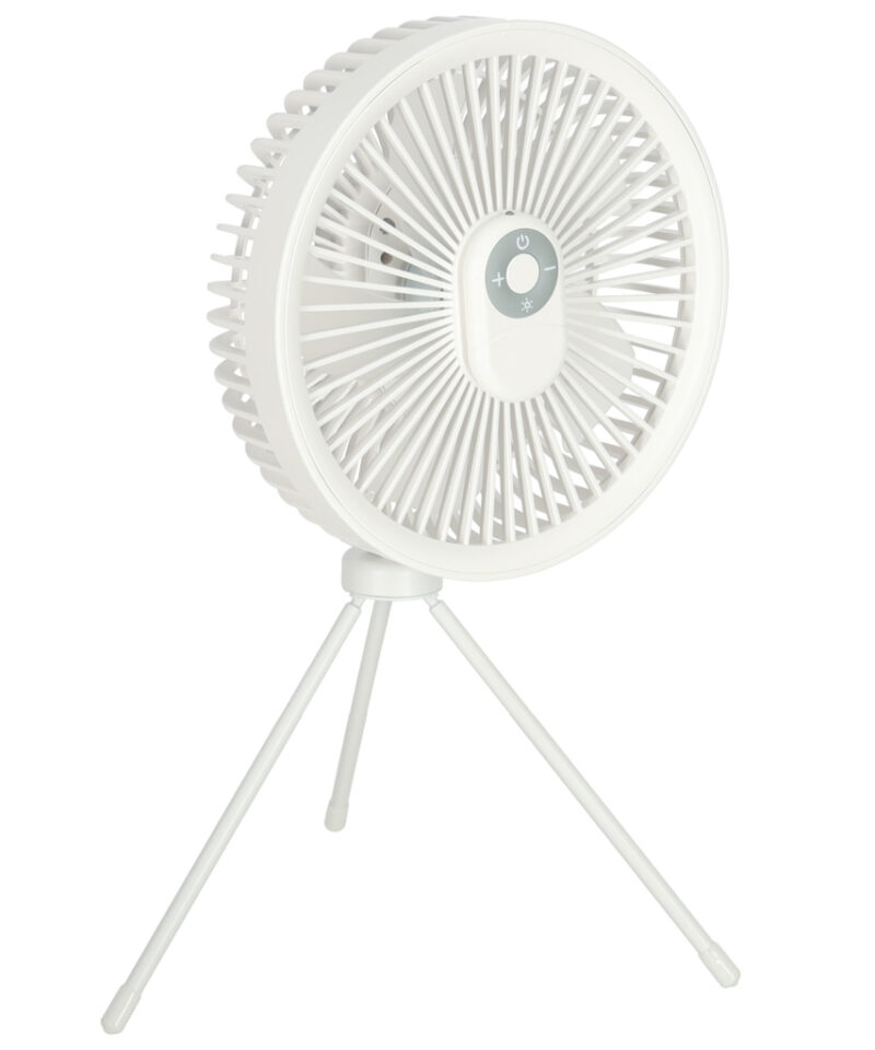 Juhtmevaba laualamp ventilaatoriga