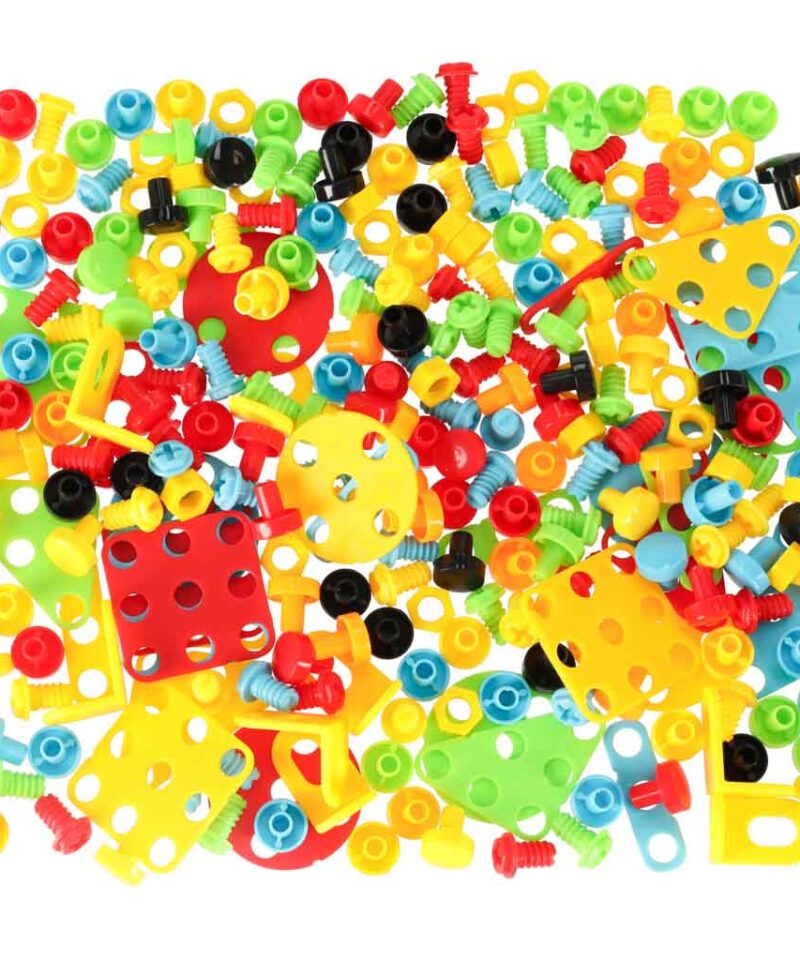 Vastupidavast plastikust ehitusklotsid