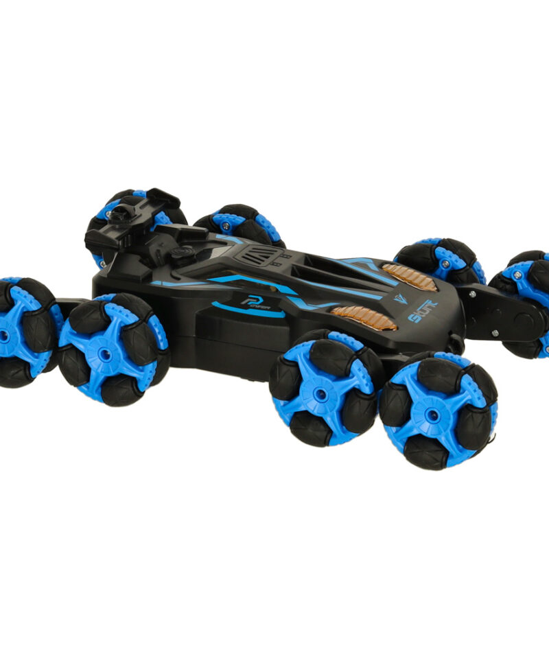 Kaugjuhitav auto helide ja tuledega