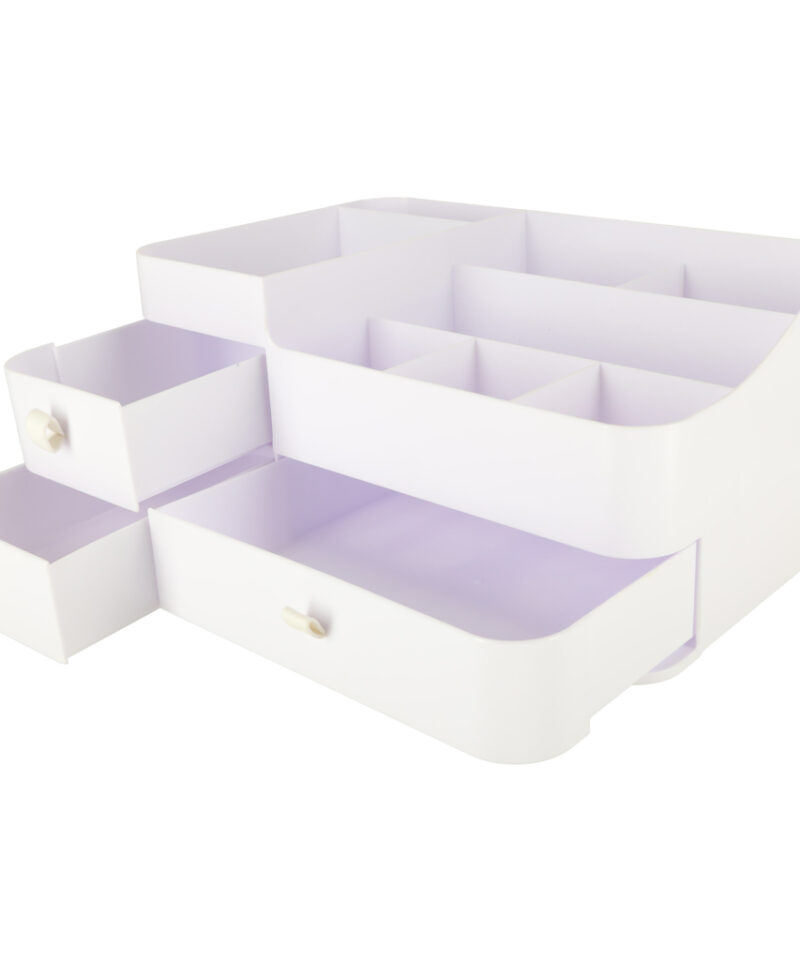 Valge hoiukast sektsioonidega