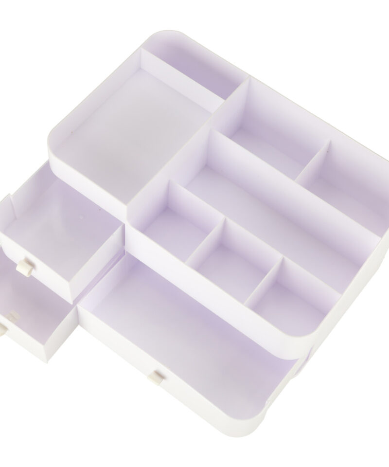 Valge hoiukast sektsioonidega