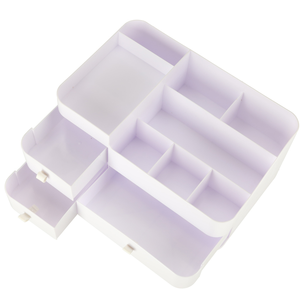 Valge hoiukast sektsioonidega