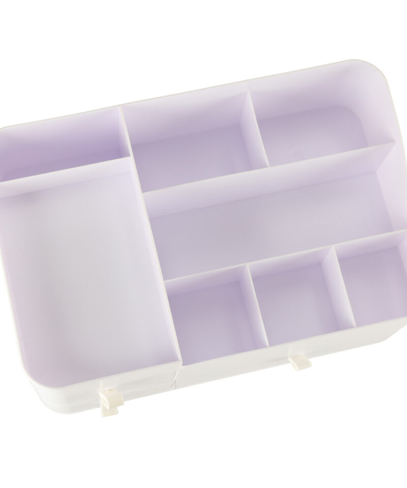 Valge hoiukast sektsioonidega