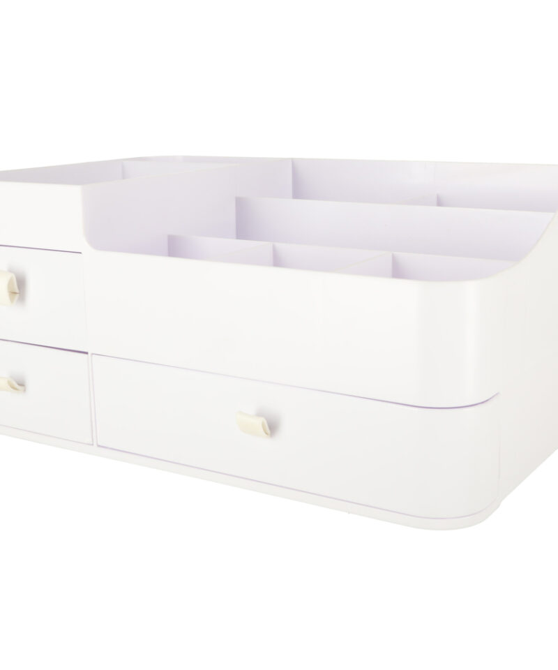 Valge hoiukast sektsioonidega