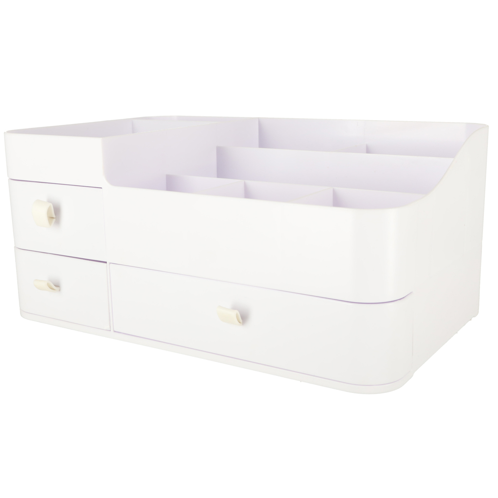 Valge hoiukast sektsioonidega