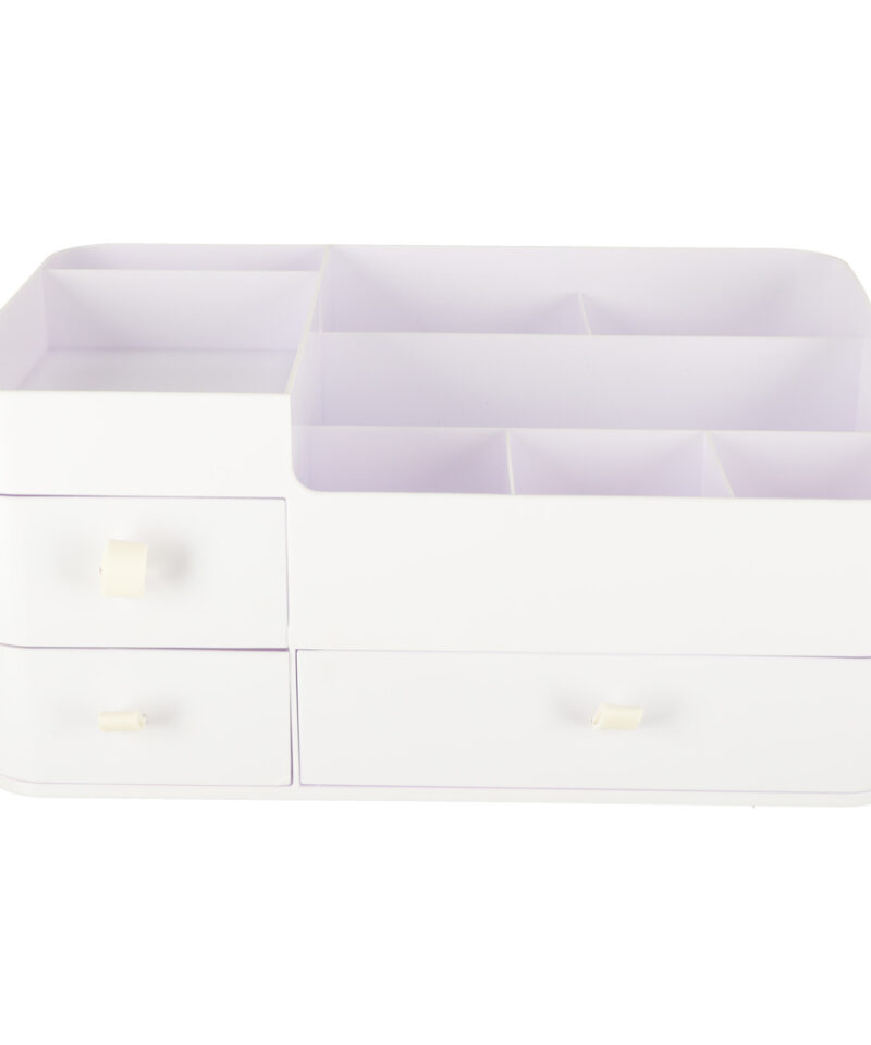 Valge hoiukast sektsioonidega