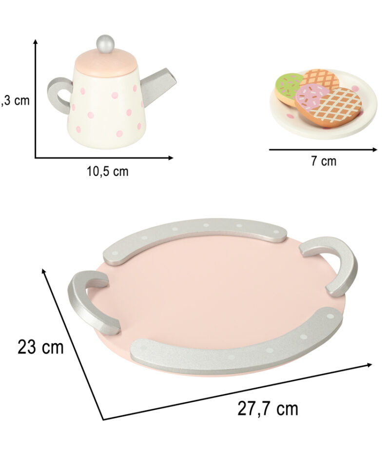 Esteetiline puidust komplekt lastele